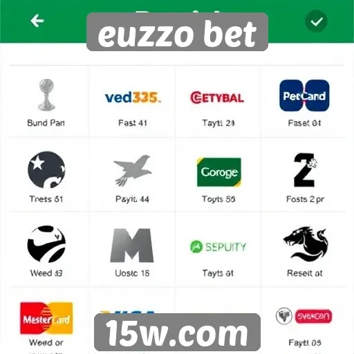 Métodos de pagamento disponíveis no Euzzo Bet